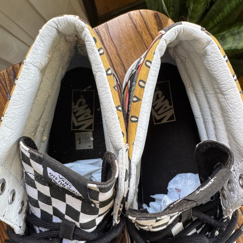 Vans Sk8-Hi Late Night Burger Checkerboard High Top Mens 12 Shoes - Picture 10 of 10